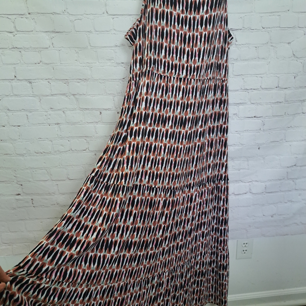Lane Bryant Ultrasoft Comfy Tiered Dress Size 26/28 - Picture 4 of 13